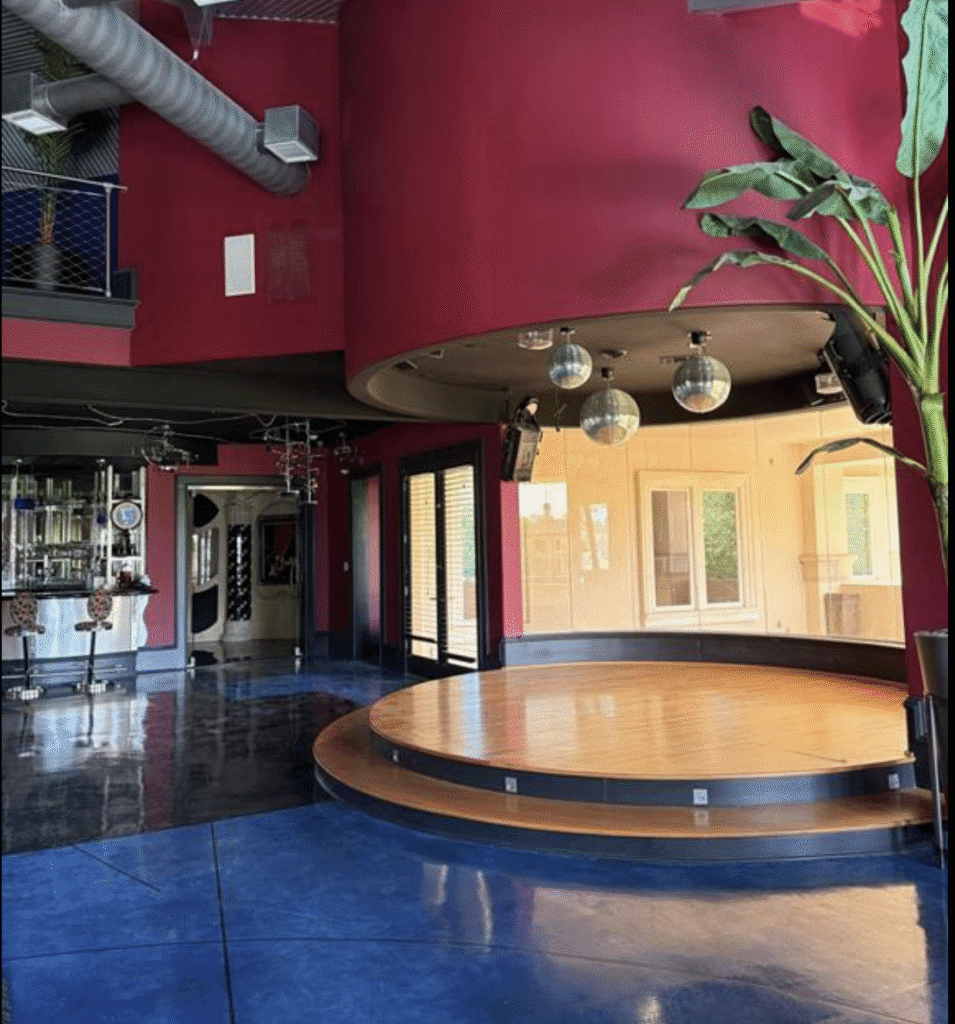 The bar/disco at 21 Grand Manor in Sugar Land.